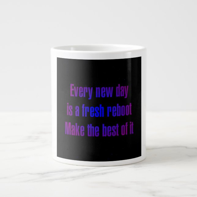 Encouragement Quote # 35 Large Coffee Mug (Front)