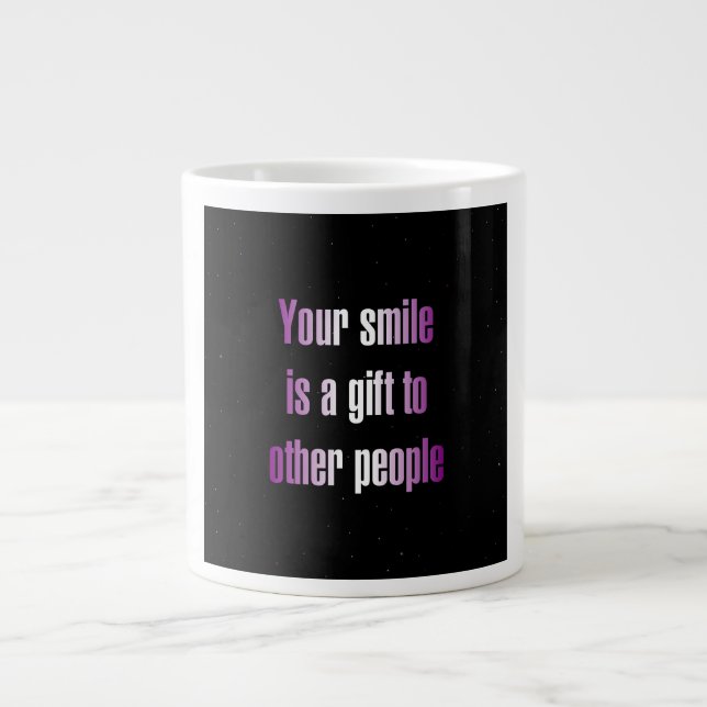 Encouragement Quote # 366 Large Coffee Mug (Front)