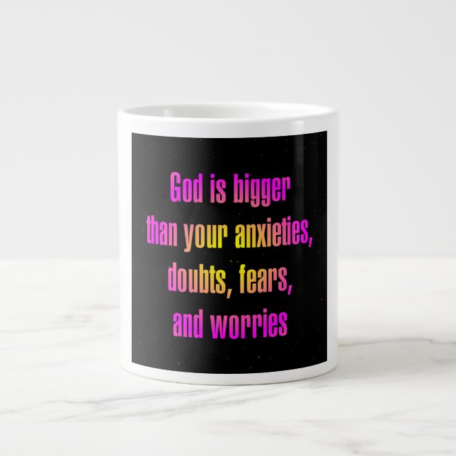 Encouragement Quote # 52 Large Coffee Mug (Front)