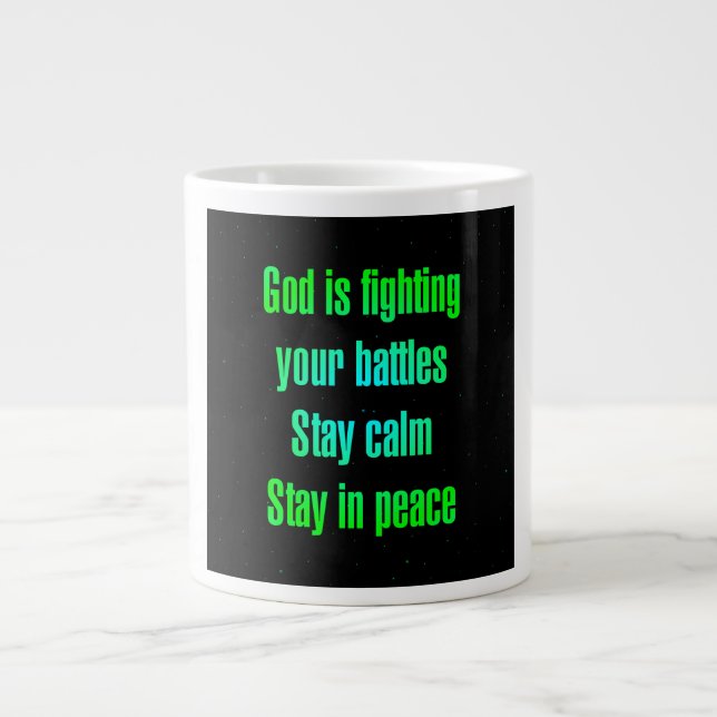 Encouragement Quote # 54 Large Coffee Mug (Front)