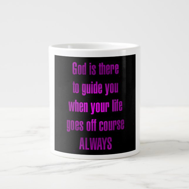 Encouragement Quote # 59 Large Coffee Mug (Front)