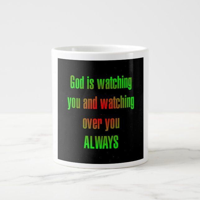 Encouragement Quote # 60 Large Coffee Mug (Front)