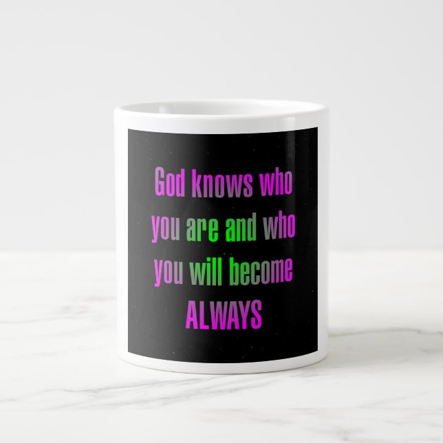 Encouragement Quote # 65 Large Coffee Mug (Front)