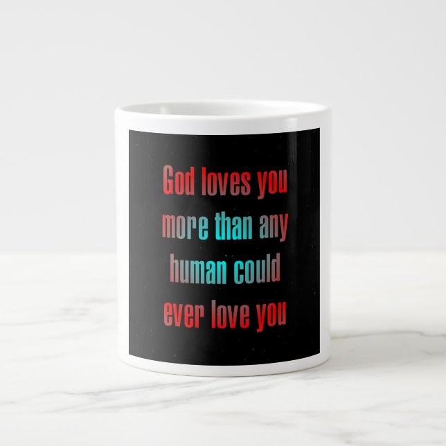Encouragement Quote # 66 Large Coffee Mug (Front)