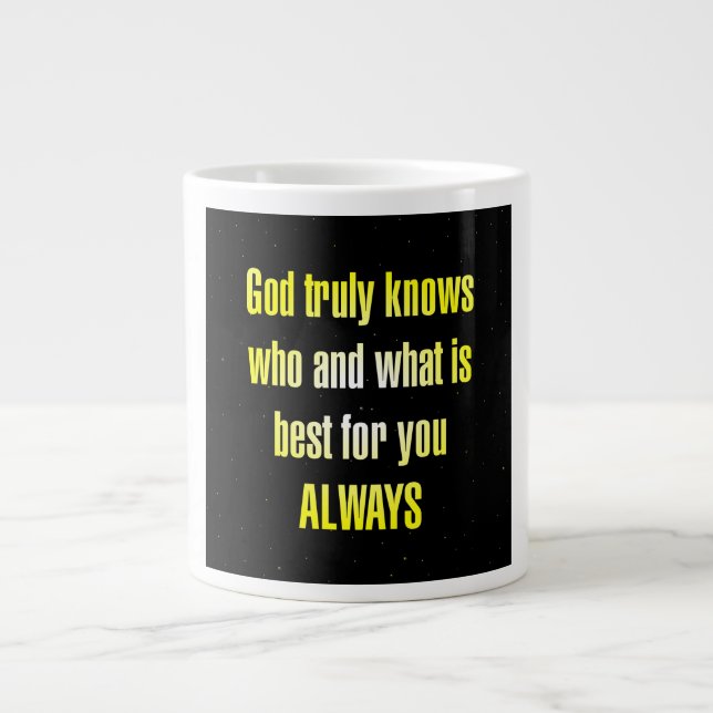 Encouragement Quote # 71 Large Coffee Mug (Front)