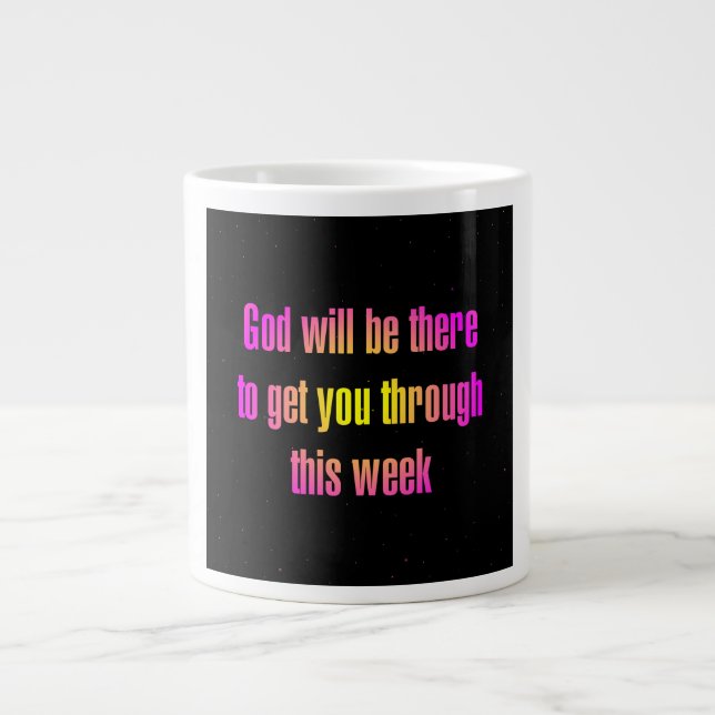 Encouragement Quote # 75 Large Coffee Mug (Front)