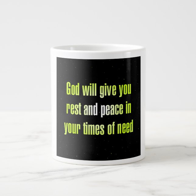 Encouragement Quote # 80 Large Coffee Mug (Front)