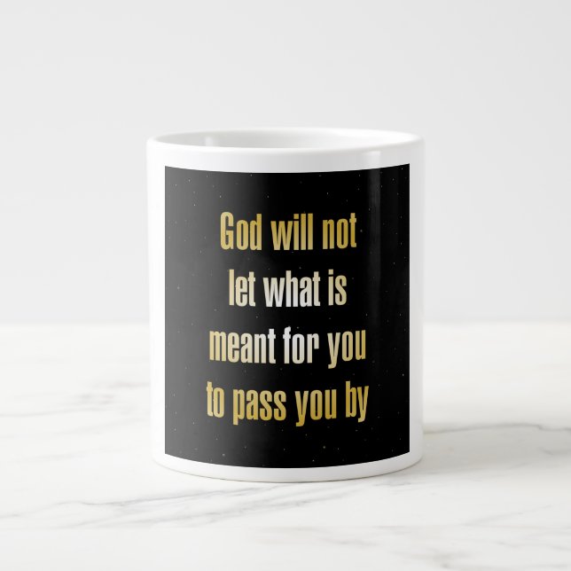 Encouragement Quote # 90 Large Coffee Mug (Front)