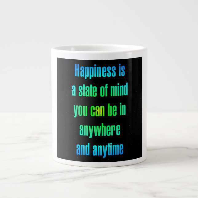 Encouragement Quote # 98 Large Coffee Mug (Front)