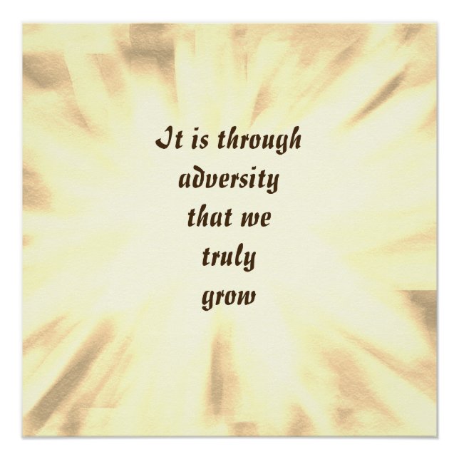 Encouragement quote poster (Front)