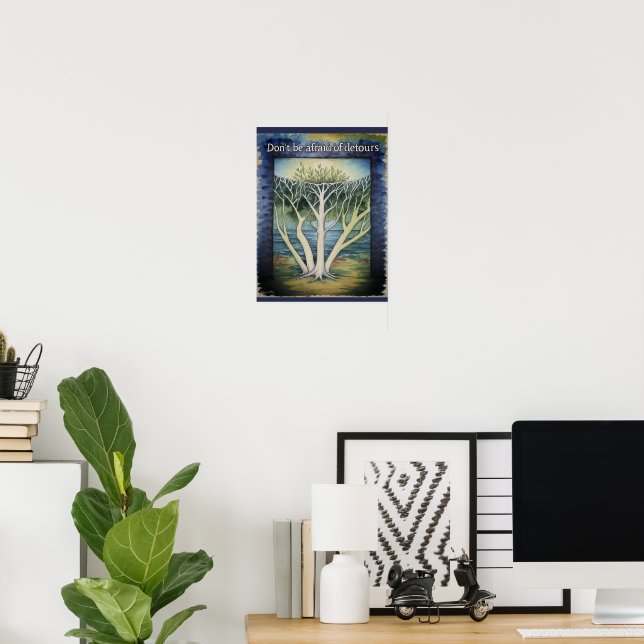 Encouragement Quote Poster (Home Office)