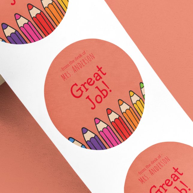 Encouragement Sticker Teachers Name (Creator Uploaded)