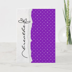 encouragement support daisy flower card