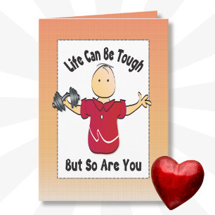 Encouragement Support Strength Card for Him