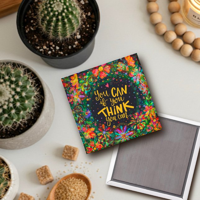 Encouragement Think you Can Inspirivity Magnet (Creator Uploaded)