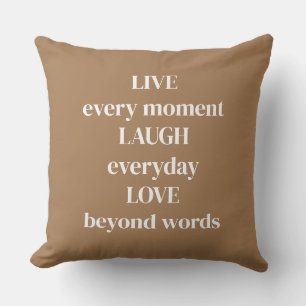 Encouragement Throw Pillow