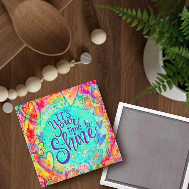 Encouragement Time to Shine Inspirivity Magnet (Creator Uploaded)