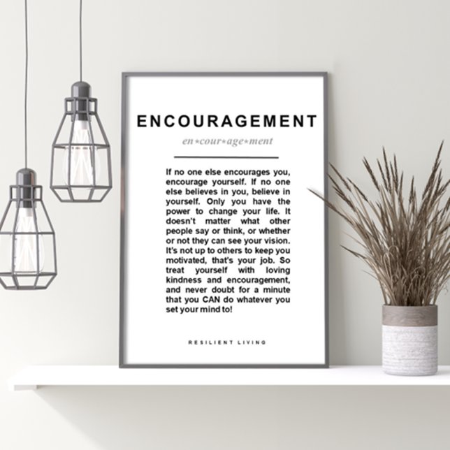 ENCOURAGEMENT Uplifting Encouraging Poster (Creator Uploaded)