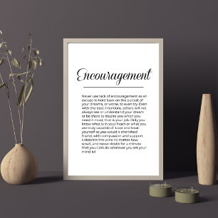 ENCOURAGEMENT Uplifting Inspirational Wall Art