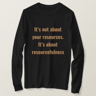 Encouragement words with simple text on women T-S T-Shirt