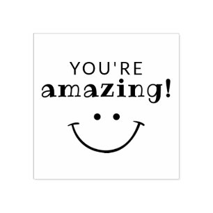 Encouragement You Are Amazing Teachers Rubber Stamp