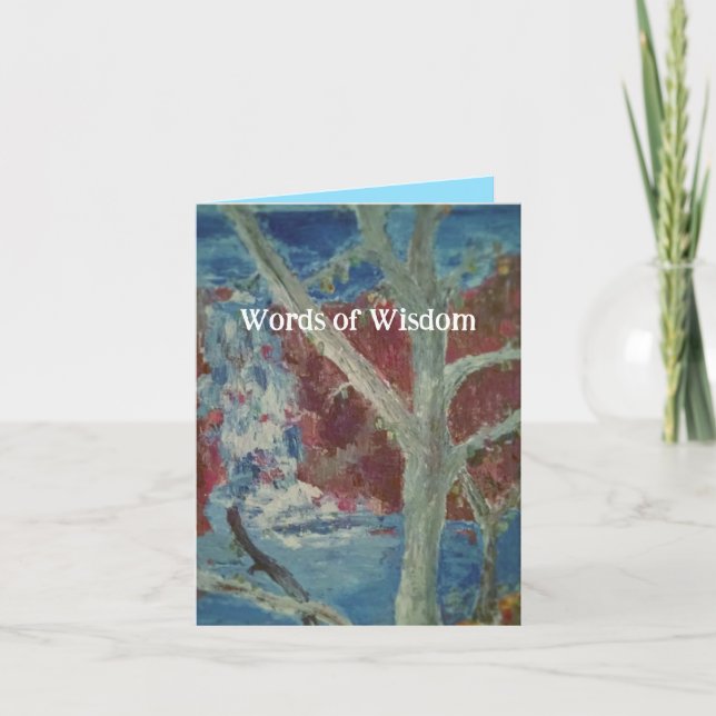 Encouragemnet G Card  : Words Of Wisdom (Front)