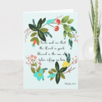Encouraging Bible Verses Art - Psalm 34:8