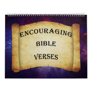 Encouraging Bible Verses - Large Calendar