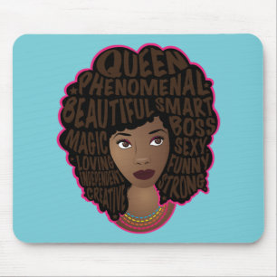 Encouraging Black Women, Blue Mouse Pad