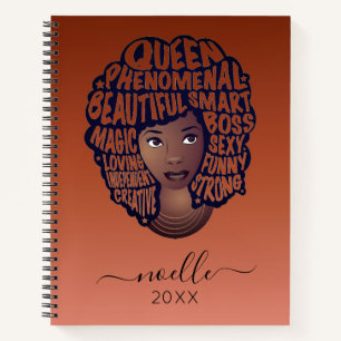 Encouraging Black Women, Copper Brown Notebook