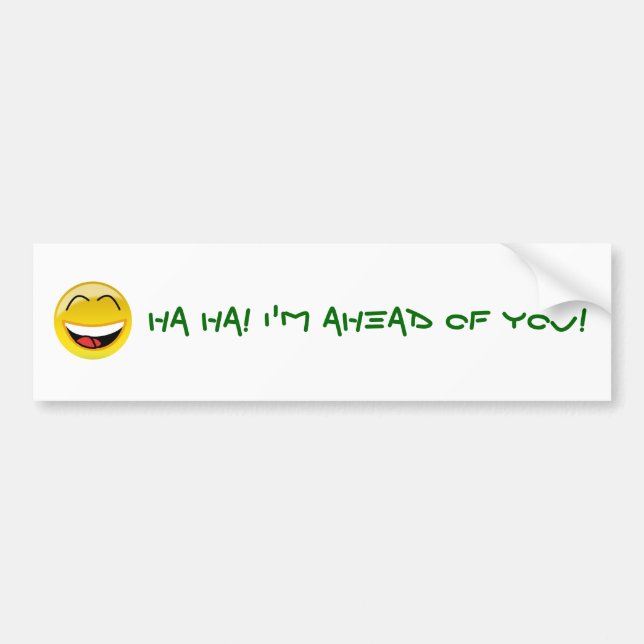 Encouraging Bumper Sticker (Front)
