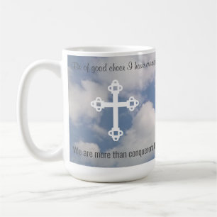 Encouraging Christian Faith Bible Verses Cross Cof Coffee Mug