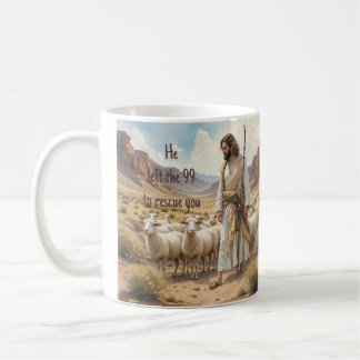 Encouraging Christian Verse Shepherd & Sheep  Coffee Mug