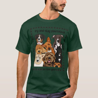 Encouraging Dog Faces T-Shirt