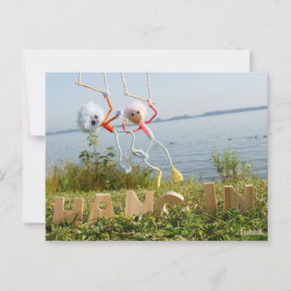 Encouraging fubby vibe. postcard