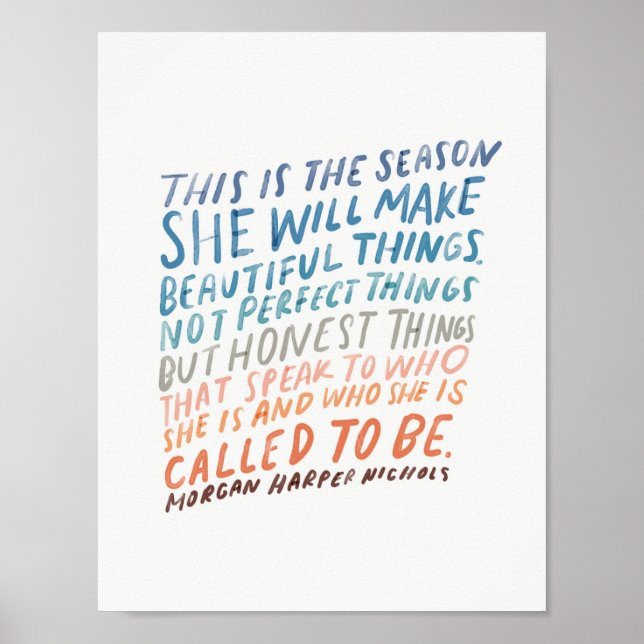 Encouraging quote for artists poster (Front)