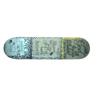 Encouraging Scripture Skateboard
