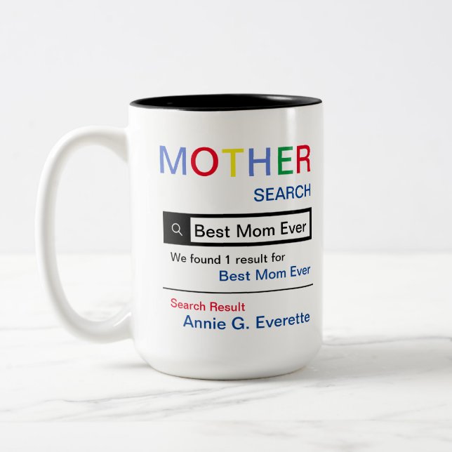 Encouraging Two-Tone Coffee Mug (Left)