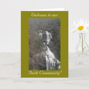 Encouraging, Welcome to Our Faith Community, Card