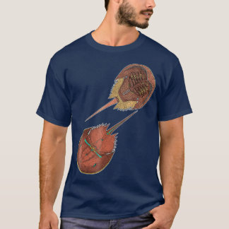 Encycloart Horseshoe Crab Xiphosura T-Shirt