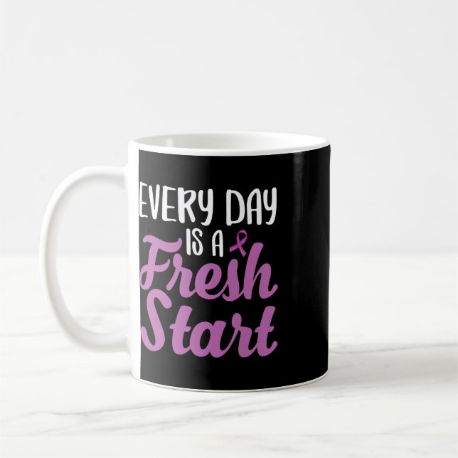 End Addiction Every Day Is A Fresh Start  Coffee Mug (Left)