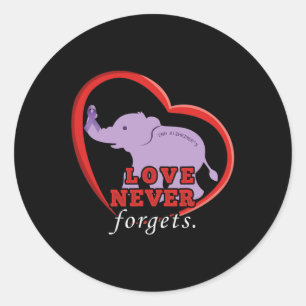 End Alzheimer End Heimer Heimers Awareness  Classic Round Sticker