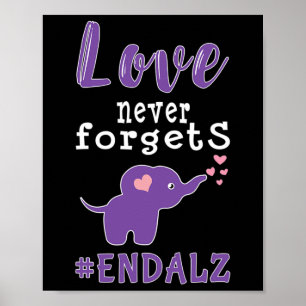 End Alzheimer Heimer Heimers Awareness Poster