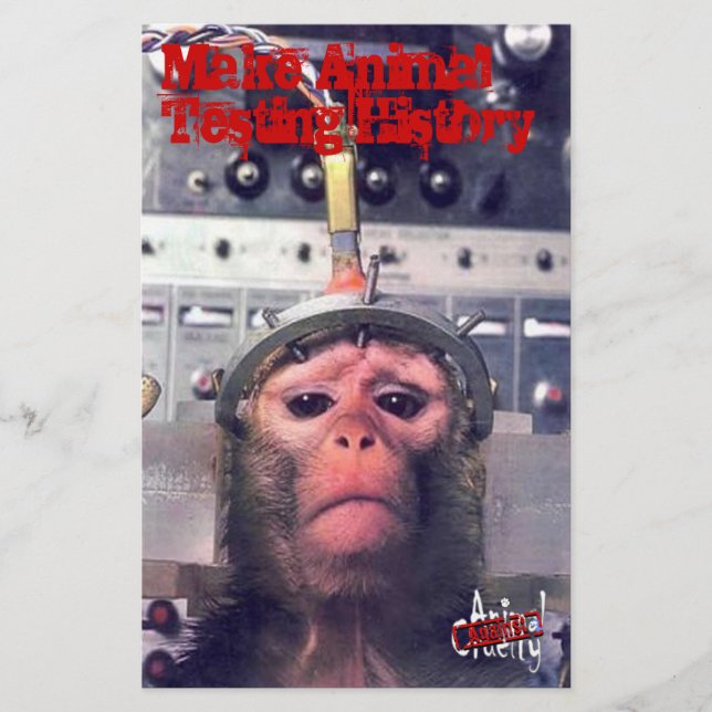 End Animal Testing Flyer (Front)