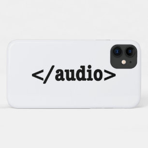 End Audio HTML5 Code iPhone 11 Case