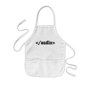End Audio HTML5 Code Kids Apron