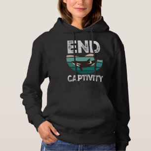 End Captivity Orca Sea Mamal Lover Hoodie