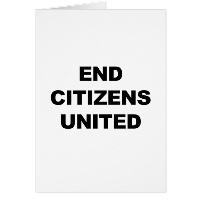 End Citizens United (Front)