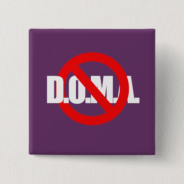 END DOMA -.png 15 Cm Square Badge (Front)