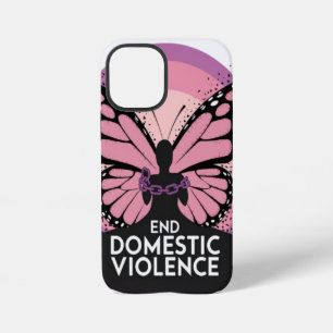 End Domestics Violene Butterfly Design iPhone 12 Mini Case